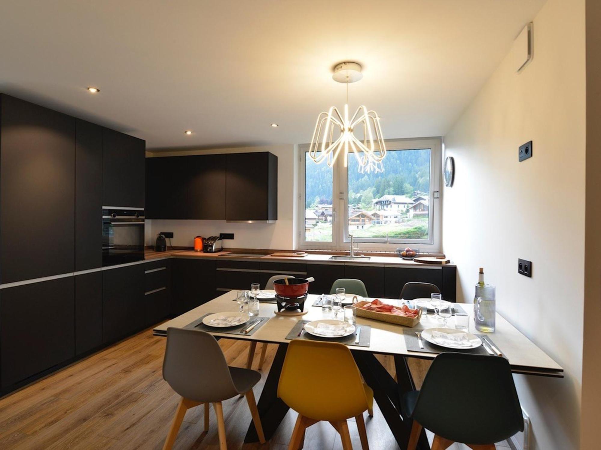 Apartamento T4 Renove Avec Vue Mont-Blanc, 4 Etoiles, Proche Centre, Parking - Fr-1-507-62 Chamonix Mont Blanc Exterior foto